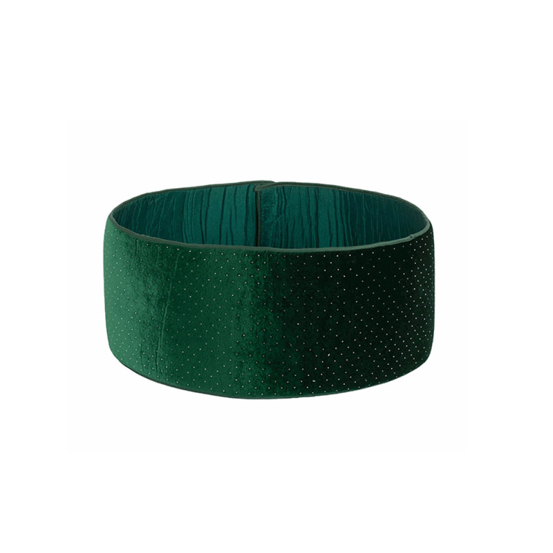 COPRIBASE ALBERO IN VELLUTO VERDE 188CM