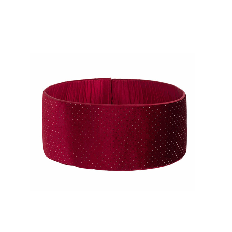 COPRIBASE ALBERO IN VELLUTO BORDEAUX 188CM