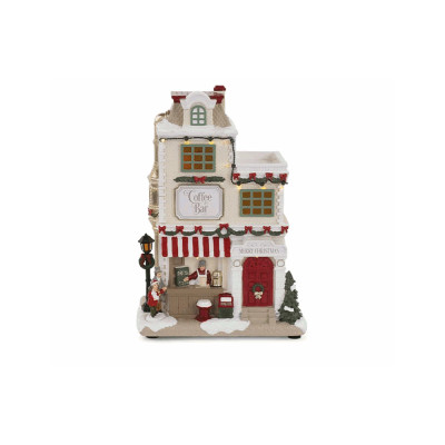 COFFEE SHOP CON LED E MUSICA 29CM