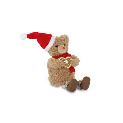 ORSETTO CON CAPPELLO E CUORE 18CM