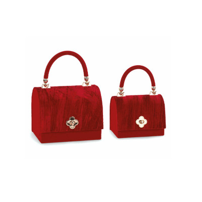 BORSETTA ROSSA ROYAL IN VELLUTO