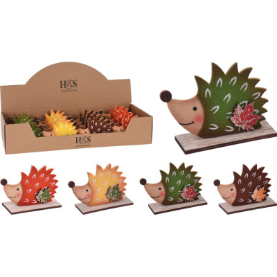 RICCIO DECORATIVO CON BASE IN LEGNO