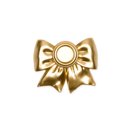 Portacandele Fiocco In Poliresina 7x6,5cm