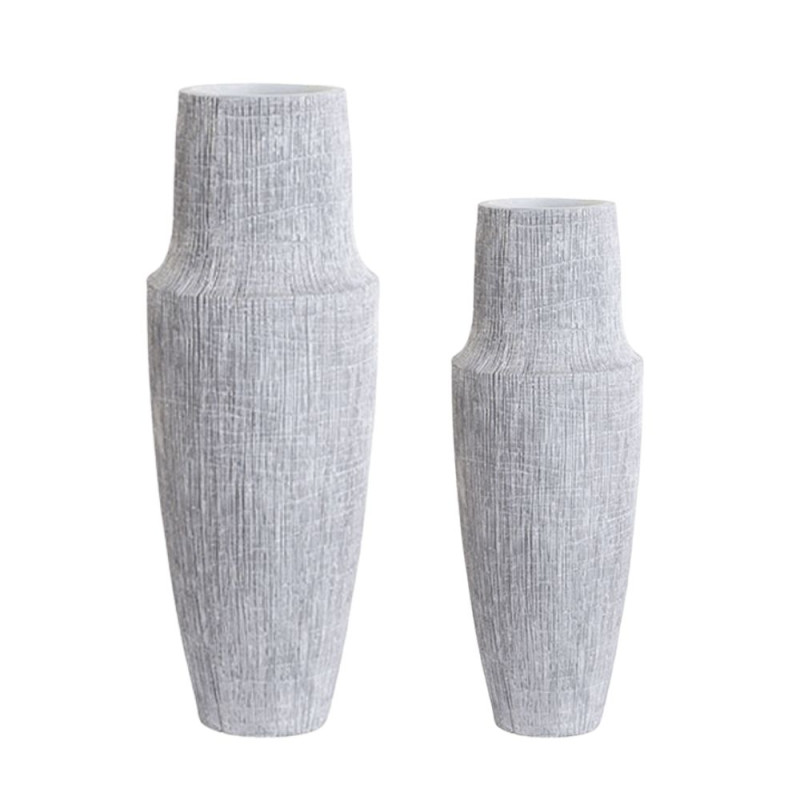 Vaso in Poliresina Rigato