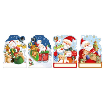 CHIUDIPACCO BABBO NATALE E PUPAZZI