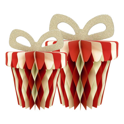 PACCHI REGALO CON FIOCCO IN CARTA (2 PEZZI)