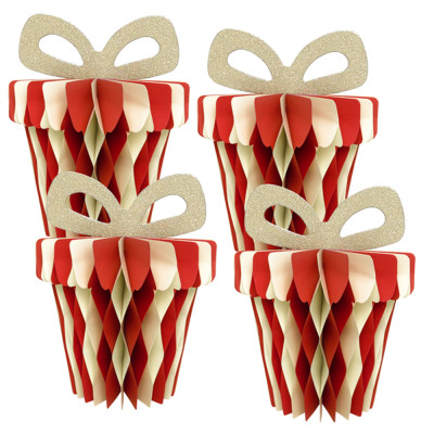 PACCHI REGALO CON FIOCCO IN CARTA (4 PEZZI)