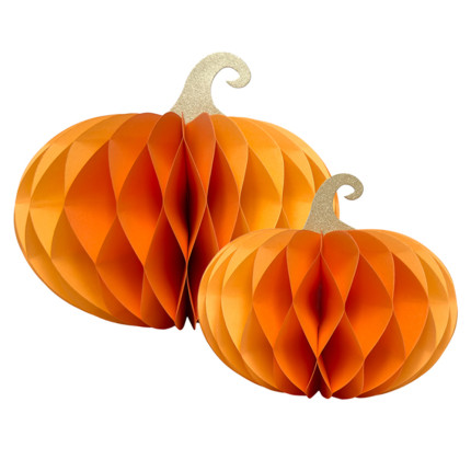 ZUCCHE IN CARTA BICOLOR (2 PEZZI)