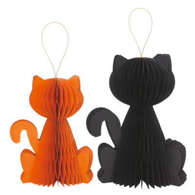 PENDENTI GATTO IN CARTA (2 PEZZI)