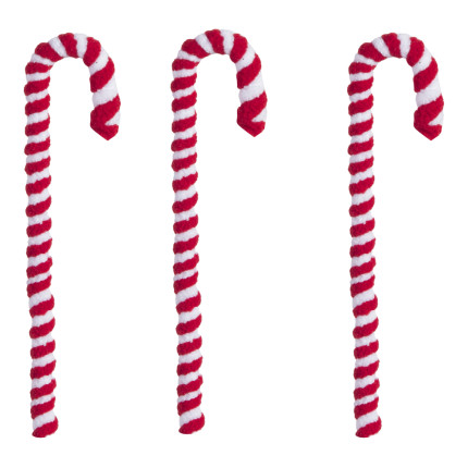 Candy Canes Rossi (3 Pezzi)