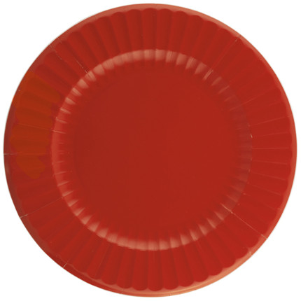 Maxi piatti round shape oro in cartoncino (6 pezzi)