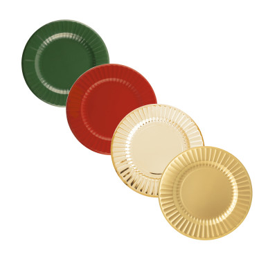 Maxi piatti round shape in cartoncino (6 pezzi)