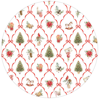Maxi Piatti In Carta Christmas Fantasy (6 Pezzi)