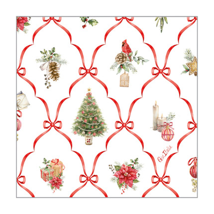 Tovaglioli In Carta Christmas Fantasy (16 Pezzi)