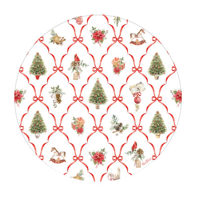 Piatti In Carta Christmas Fantasy (8 Pezzi) 2