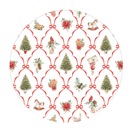 Piatti In Carta Christmas Fantasy (8 Pezzi)