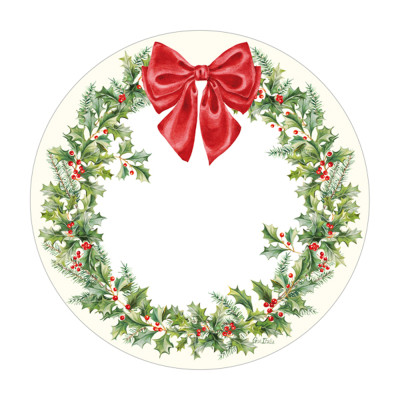 Piatti in Carta Christmas Garland (8 Pezzi) 2