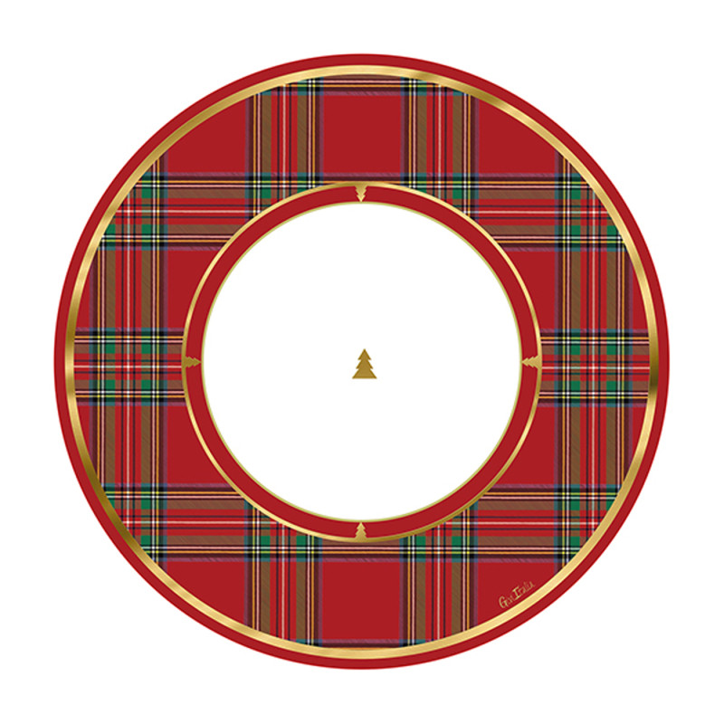 Piatti In Carta Modern Scottish (8 Pezzi)