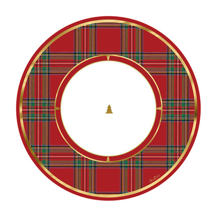 Piatti In Carta Modern Scottish (8 Pezzi)