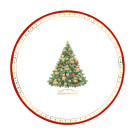 Piatti in Carta Christmas Teddy (8 Pezzi)