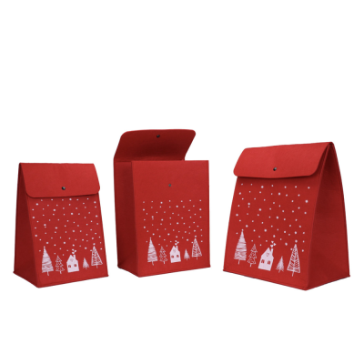Busta Snow Village in Feltro Rosso