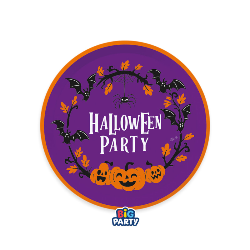 Piatti Cartoncino Halloween Party (6 Pezzi)