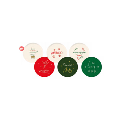 Piatti Mix Cartoncino Spirito Del Natale (6 Pezzi) 2
