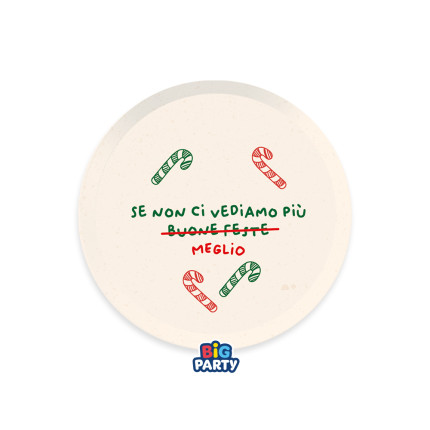 Piatti Mix Cartoncino Spirito Del Natale (6 Pezzi)