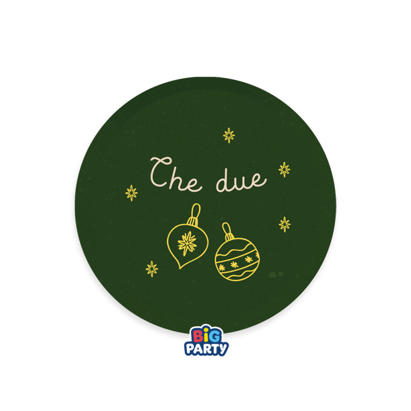 Piatti Mix Cartoncino Spirito Del Natale (6 Pezzi)