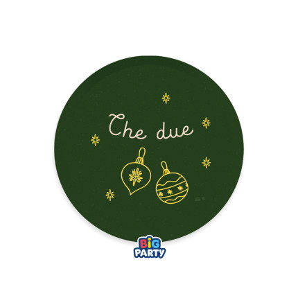 Piatti Mix Cartoncino Spirito Del Natale (6 Pezzi)