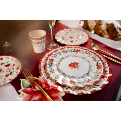 Tovaglioli Red Poinsettia (16 Pezzi) 2
