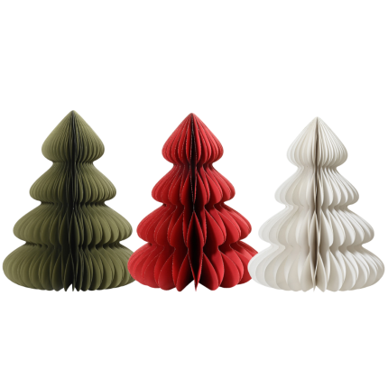 Albero di Natale in Carta Plissé 60cm