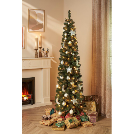 Albero di Natale Charlton con Led - Albero di Natale pre-illuminato