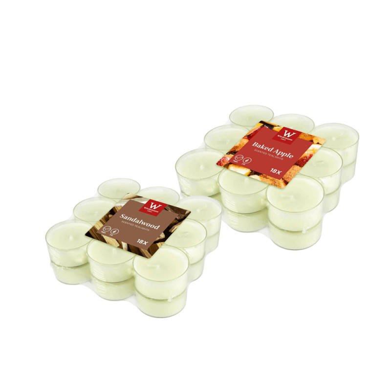Tealight Profumate (18 Pezzi)