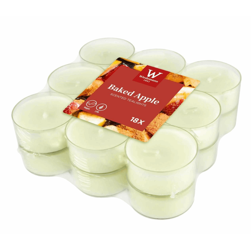 Tealight Profumate Mela al forno (18 Pezzi)