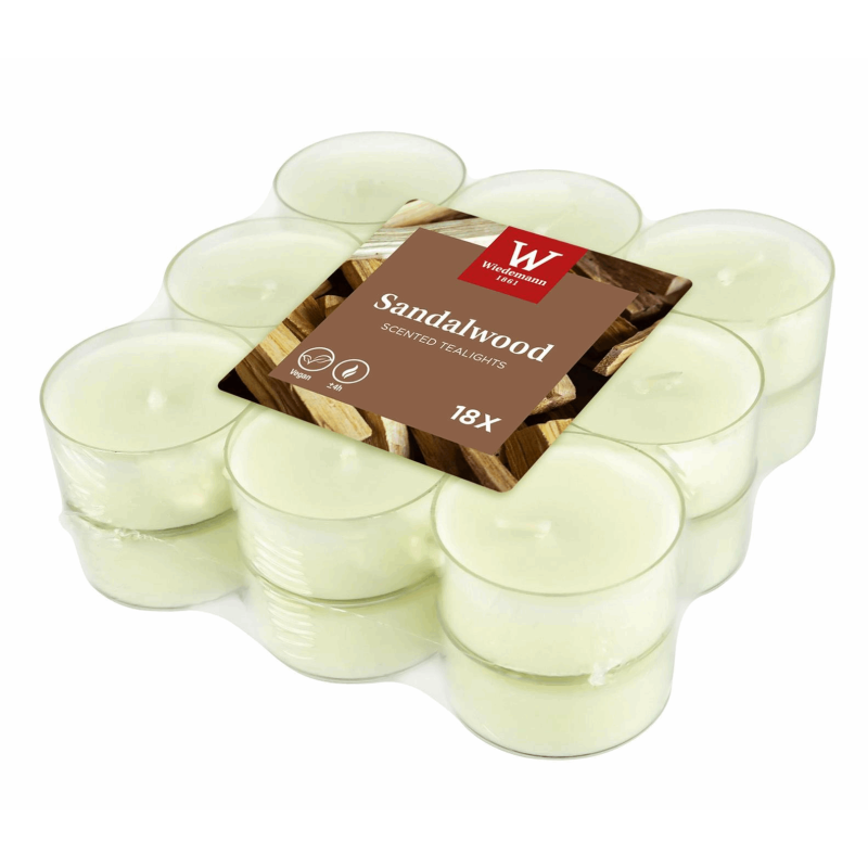 Tealight Profumate  Sandalo (18 Pezzi)