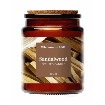 Candela In Vetro Profumata Sandalo