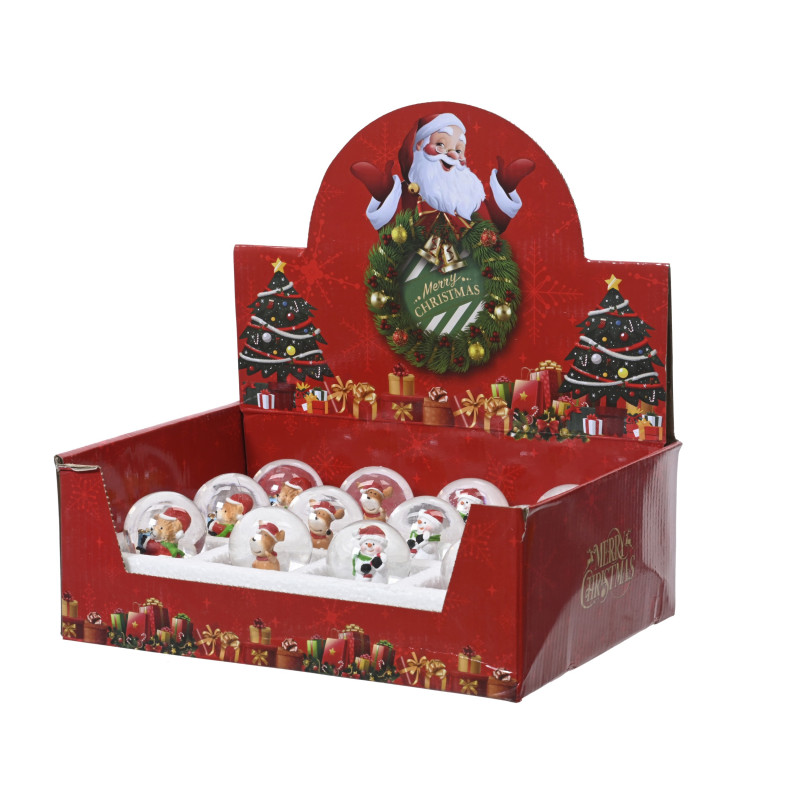 Mini Boule de Neige Xmas 6cm