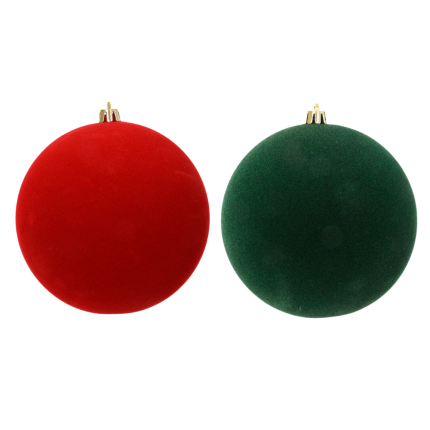 Palle Floccate 8cm (9 Pezzi)