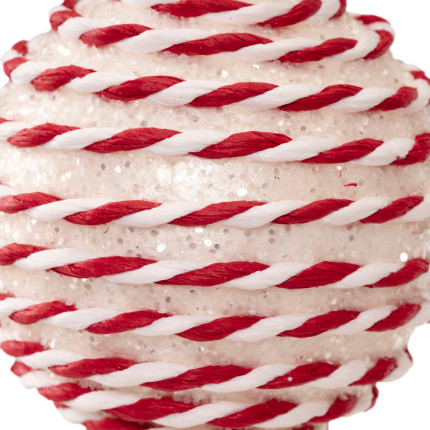Sfera Natalizia Candy Glitter 8cm