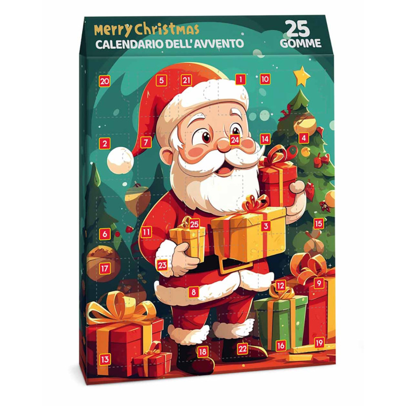 Calendario Avvento Gomme