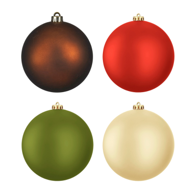 Pallina di Natale Infrangibile Opaca Verde 2