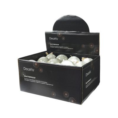 Sfera Decori Glitterati 9cm 2