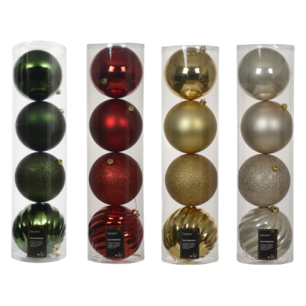 Sfere Infrangibili Assortite 14cm (4 pezzi)