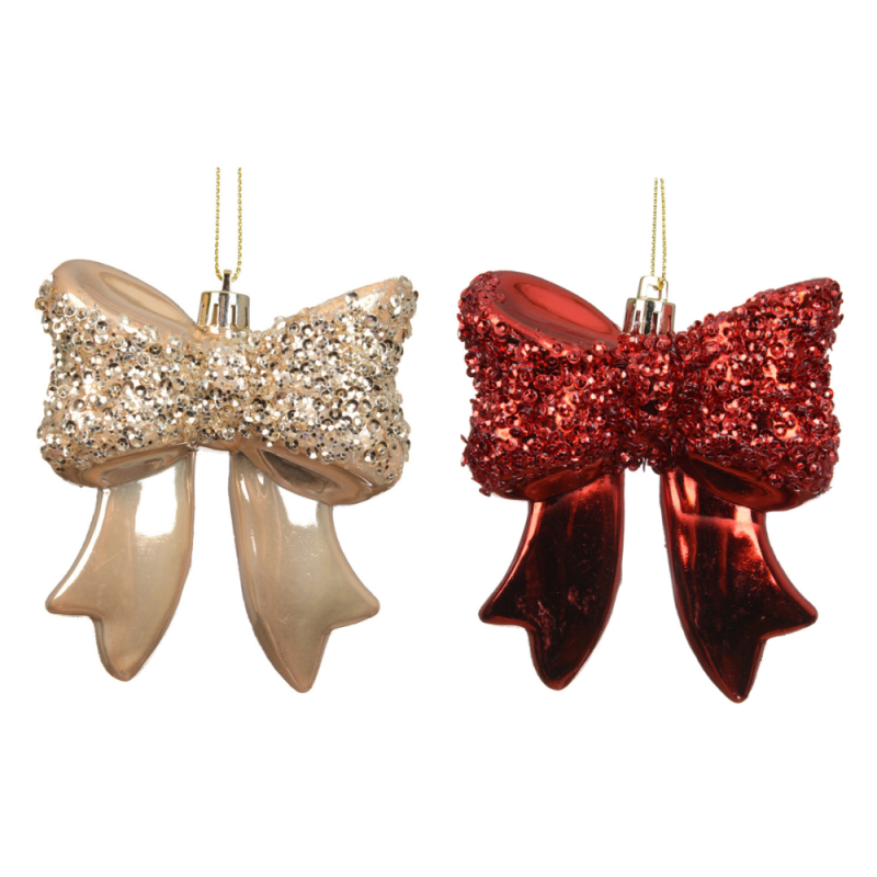 Fiocco Pendente Lucido Glitterato