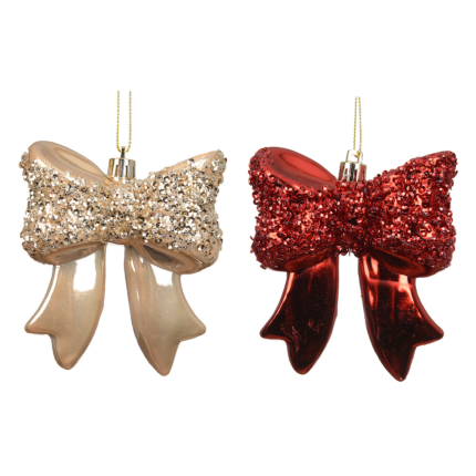 Fiocco Pendente Lucido Glitterato