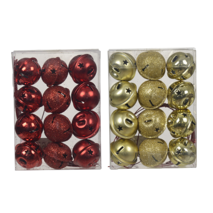 Sonagli Natalizi in Ferro 3,5cm (12 pezzi)