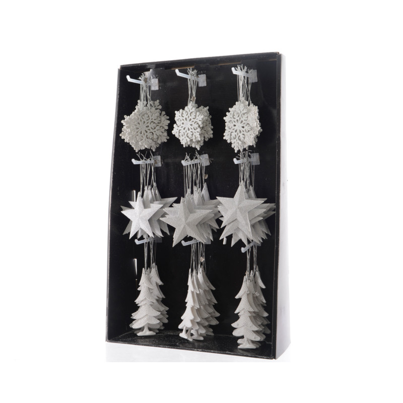 Pendente Bianco Glitterato