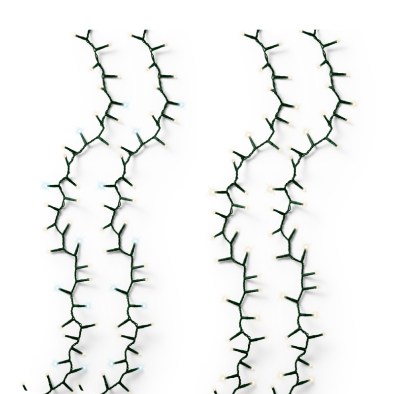 Luci Per Albero di Natale Compact Con Flash 22mt 1000 Led