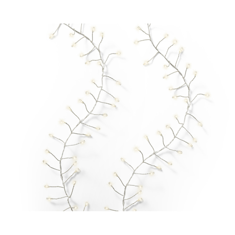 Filo metallico con led a luce calda 12mt